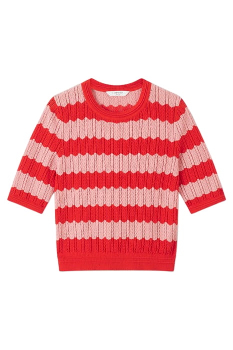 CINZIA KNITTED KNITTED SWEATER RED 4