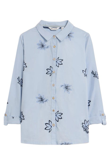 SOPHIE EMBROIDERED SHIRT BLUE 2