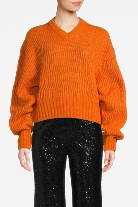 STRUCTURE SWEATER TANGERINE 1