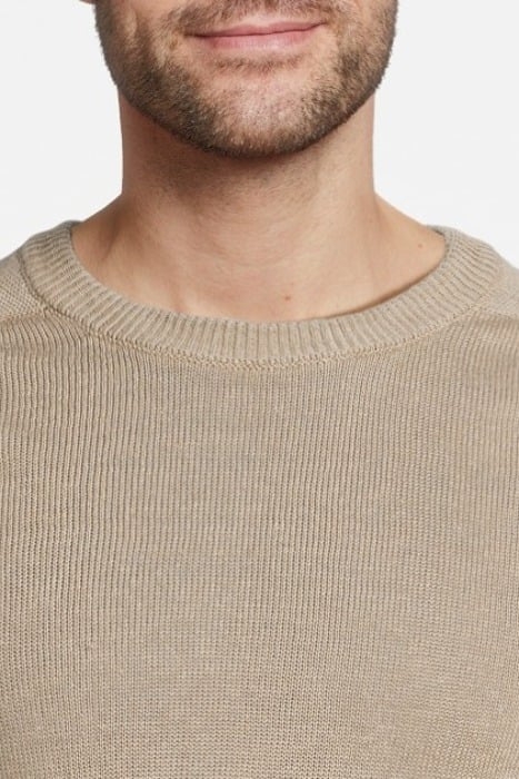 M. MICHAEL SWEATER GREY BEIGE 4