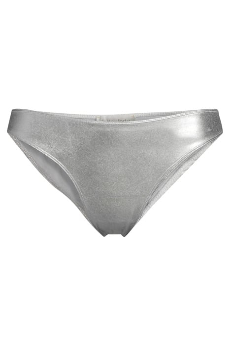 LAMINATED BIKINI BOTTOM SILVER 3