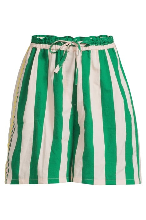 "CONTEMPORARY STRIPED POPLINE" BERMUDA EMERALD 3