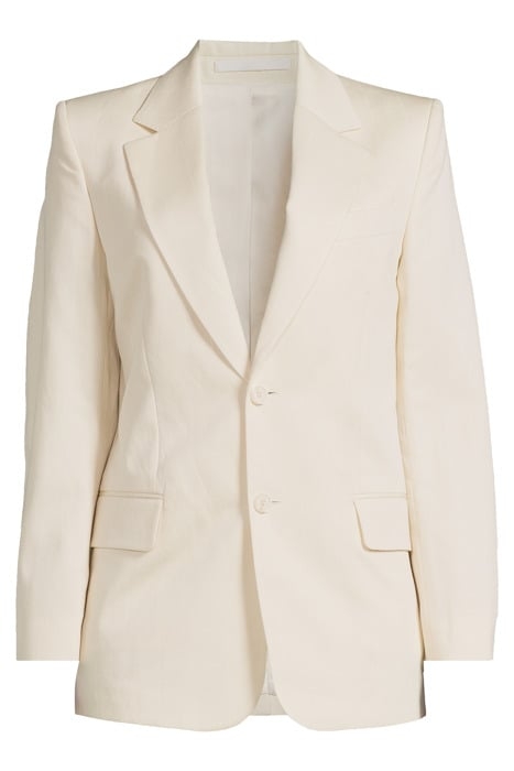 TAILORED PINSTRIPE BLAZER BONE WHITE 3
