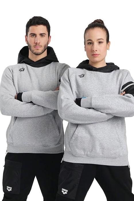 HOODED SWEAT TECH MEDIUM GREY HEATHER 8