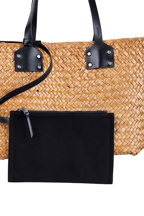 MOSLEY STRAW TOTE ALMOND BEIGE 4