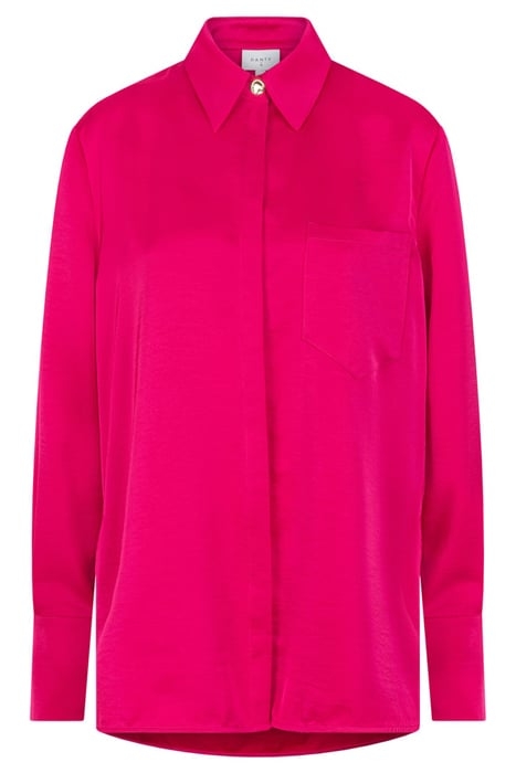 LOUDA BUTTON UP LONG SHIRT LUMINOUS PINK 3