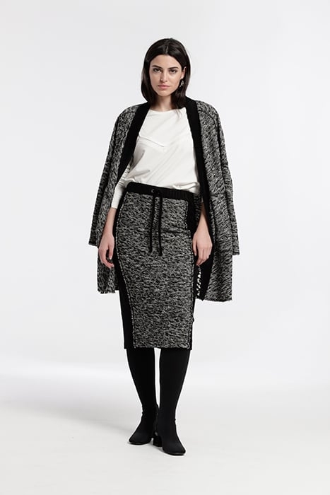 JACQUARD KNIT MARZO SKIRT BLACK 3