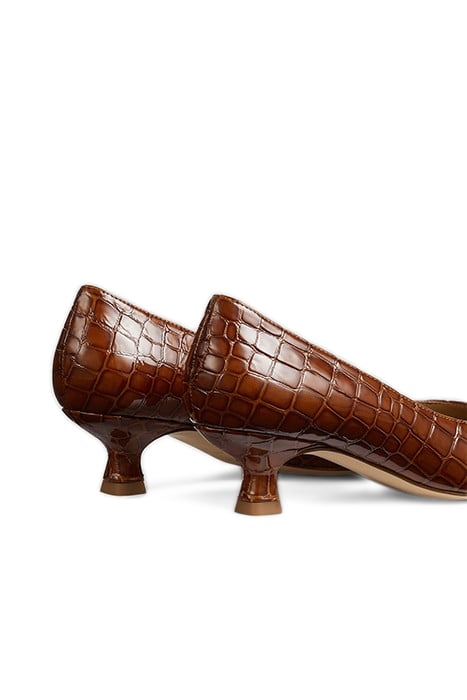 DAKOTA - POINTED CROC EFF GINGER 4