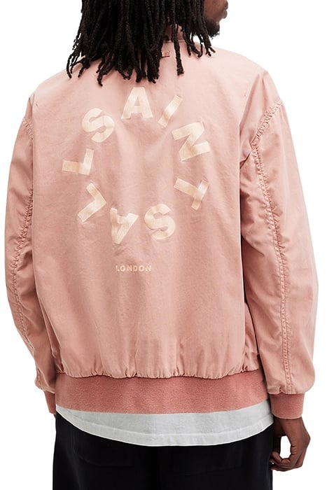 TIERRA FADED BOMBER BRAMBLE PINK 2