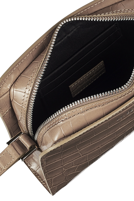 SH MARIE CROC EFFECT TAUPE 6