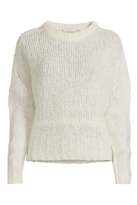 CREW-NECK PEARL WHITE 3