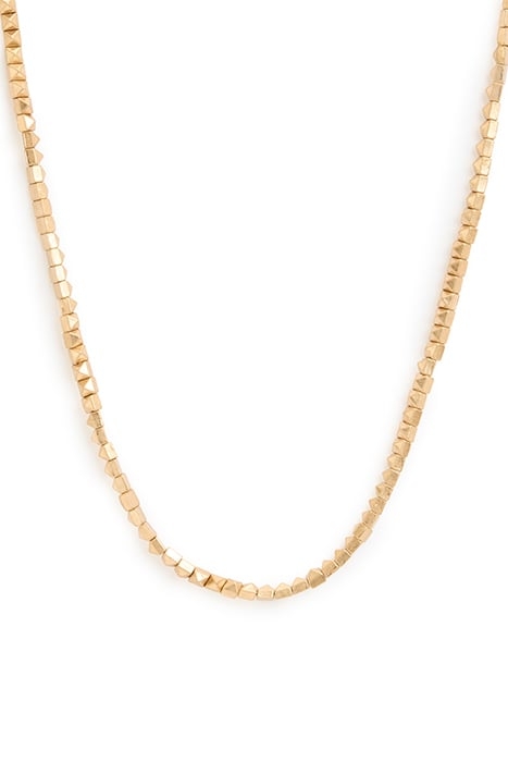 KAY STUD NECKLACE WARM BRASS 3