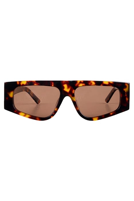 ANGLED ACETATE SUNGLASSES TORTOISE 2
