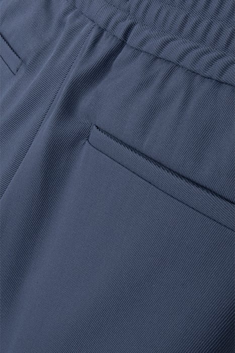 M. TERRY CROPPED TROUSER BLUE GREY 8