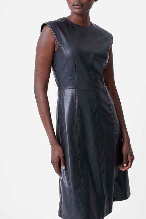 FAUX SLV LESS DRESS M BLACK 3