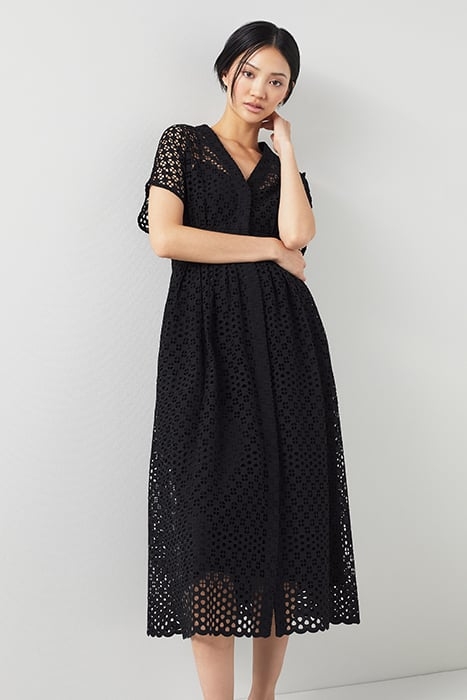 VIVIENNE BLACK MIDI DRESS BLACK 3