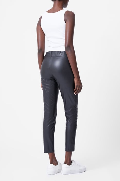 FAUX SIDE ZIP SKINNY TROUSER BLACK 3