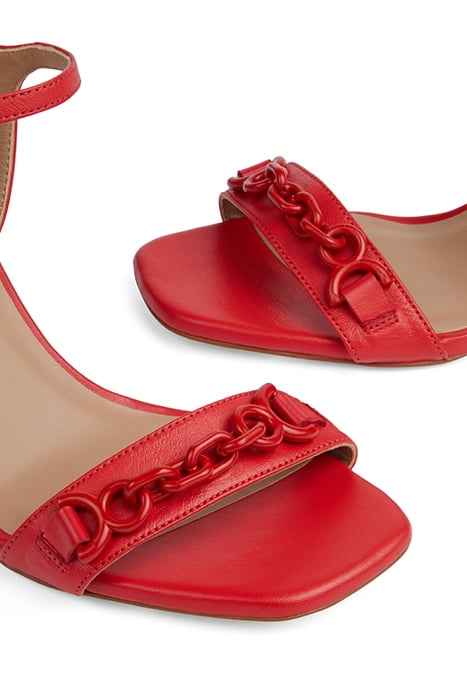 IVONNE WOODSTACK SANDAL POPPY 4