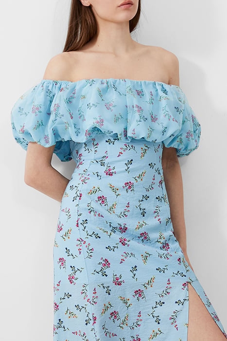 FLORIANA CIARRA ORGANZA DRESS BLUE 3