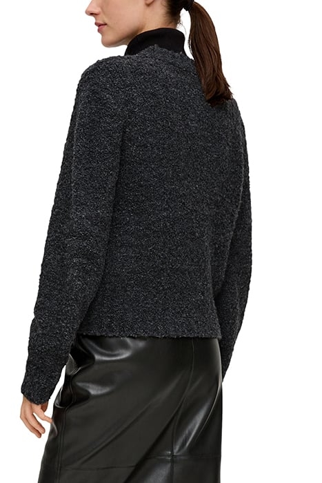 S.OLIVER CARDIGAN GREY/BLACK 2