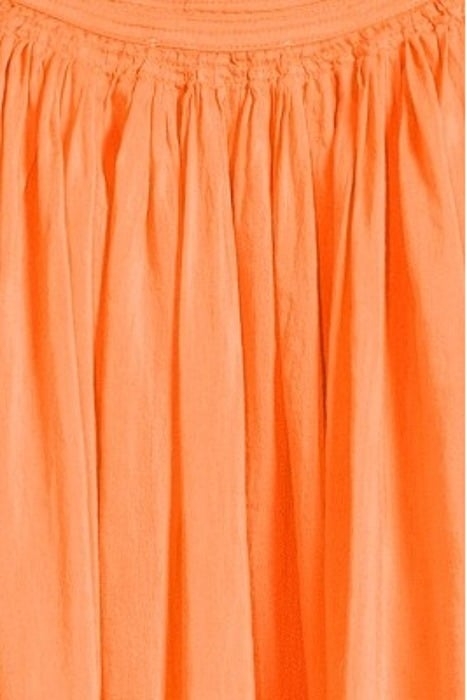 COTTON SILK VOILE LONG SLEEVES BOHEMIAN SHIRT ORANGINA 5