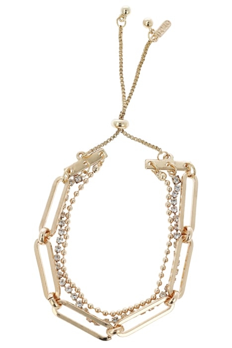DOUBLE DRAWSTRING BRACELET GOLD 1