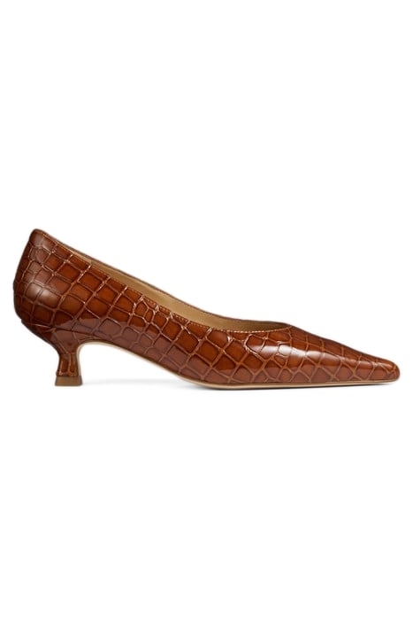 DAKOTA - POINTED CROC EFF GINGER 1