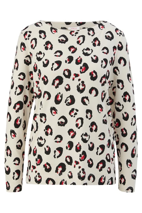 S.OLIVER T-SHIRTS BEIGE AOP 3