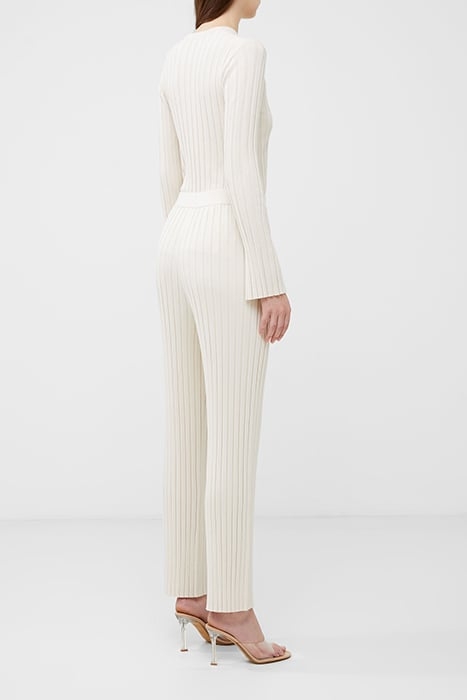 MINAR PLEATED TROUSER WHITE 3