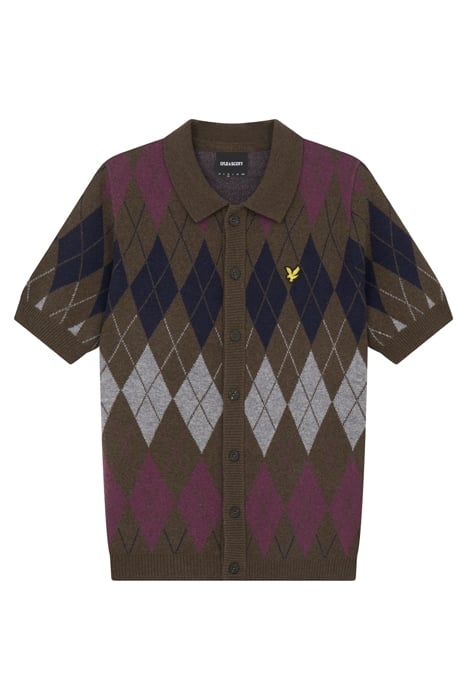 BRITISH ARGYLE POLO OLIVE 4