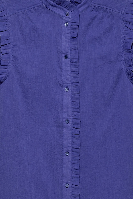 RUFFLE BLOUSE ULTRA MARINE 2