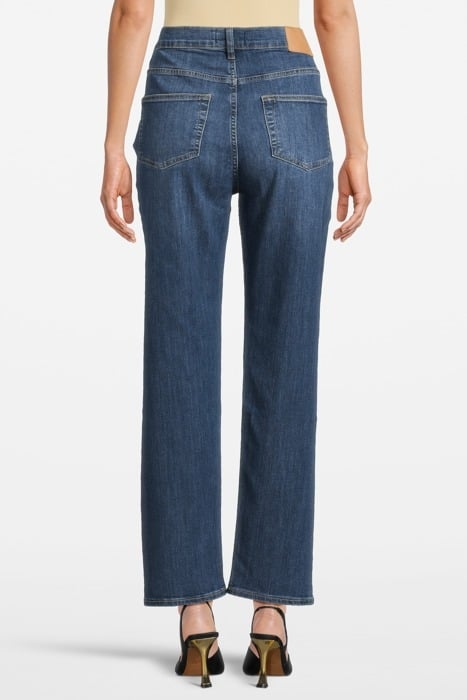 HIGH RISE STRAIGHT JEAN BLACK 2