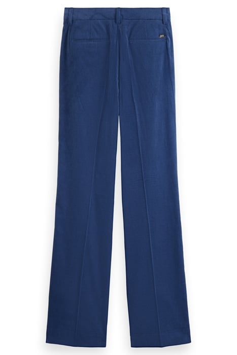 RIPPLE - HIGH WAIST STRAIGHT LEG CORDUROY PANT DUSTY BLUE 5