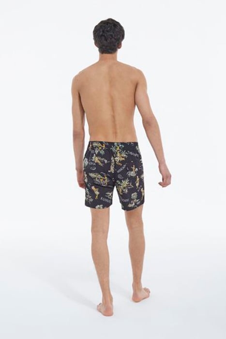 MAILLOT DE BAIN IMPRIME ALOHA BLACK 2