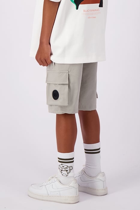 CARGO SHORTS LIGHT GREY 4