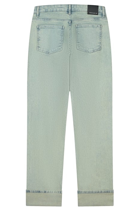 FENNA DENIM PANTS GREEN CAST 3
