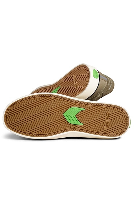 UNISEX NAIOCA SKATE BURNT SAND SUEDE AND CANVAS SNEAKER 4