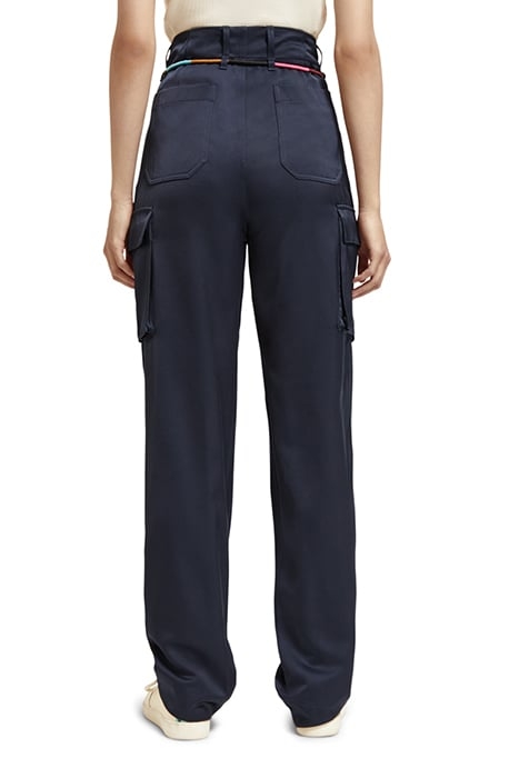FAYE - HIGH RISE RELAXED TAPERED LEG PAPER BAG UTILITY PANT 2