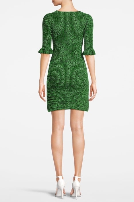 MINI DRESS KELLY GREEN 2