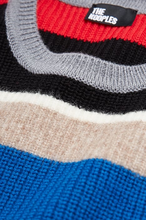 PULL COL ROND RAYE MIX YARN MULTICO 6