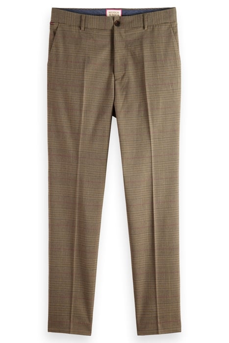 SEASONAL - SLIM TAPERED YARN-DYED CHECK CHINO TAUPE CHECK 3