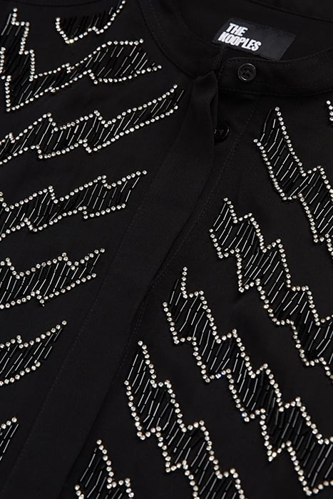 CHEMISE BRODEE A MANCHES LONGUES BLACK 2