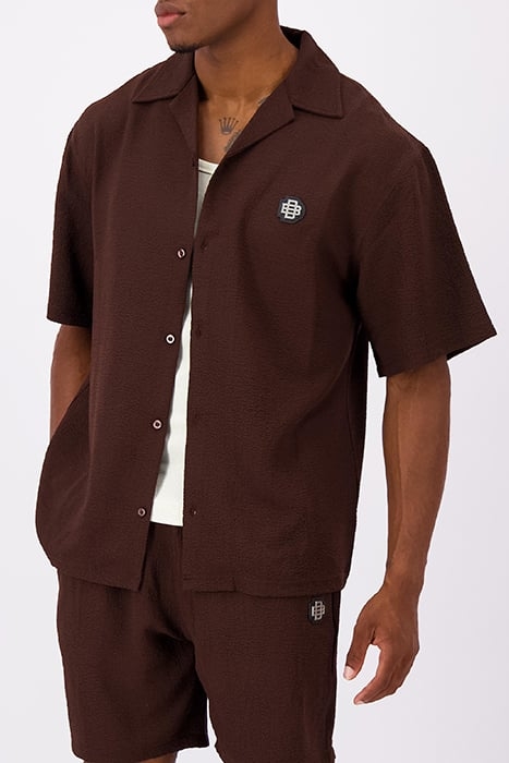 MONO RELAX SHIRT BROWN 4