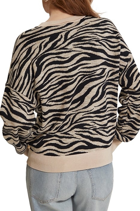 TIGER JACQUARD CREW NECK PULLOVER TIGER JACQUARD 2