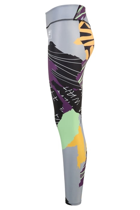 ALLOVER PRINT LEGGINGS YELLOW / BLACK / GREY 6