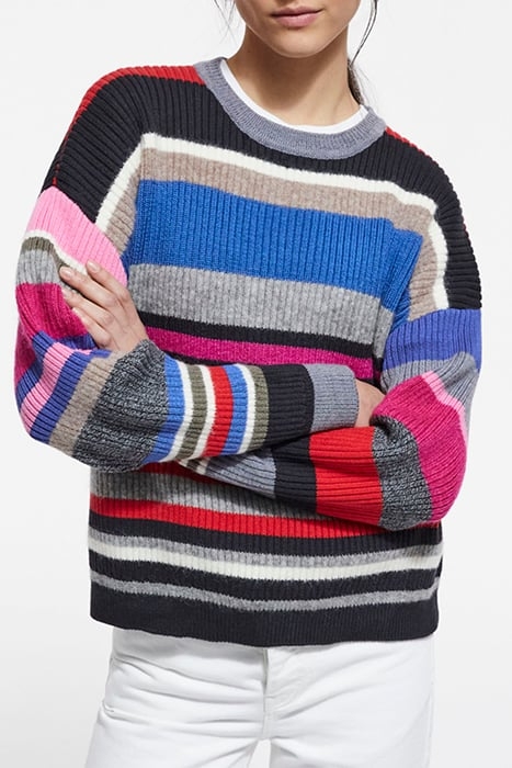 PULL COL ROND RAYE MIX YARN MULTICO 1