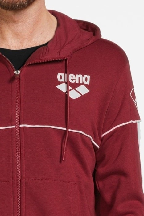 MAN HOODIE A-AFM810W22 RIO RED 19-1656 TPG 4