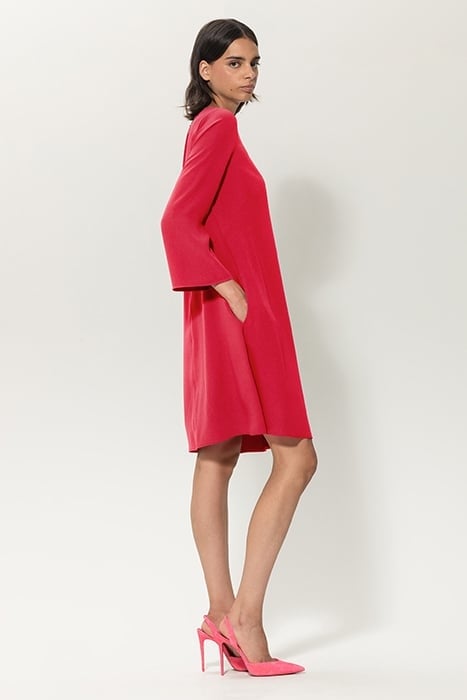 MINI DRESS WITH ¾ SLEEVES BRIGHT RED 5