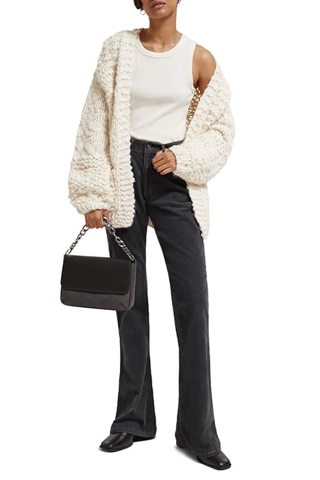 HAND KNIT CARDIGAN SOFT ICE 3