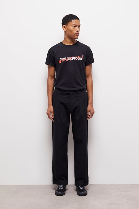 PANTALON SEUL A PINCES ET REVERS BLACK 1